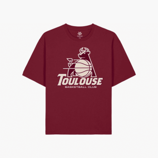 T-shirt TBC LOGO grenat